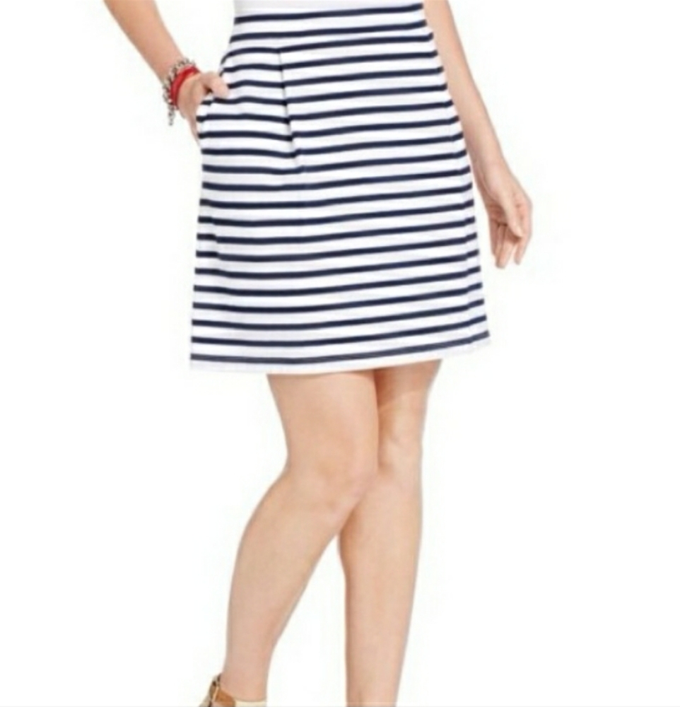 Tommy Hilfiger Women's Striped Skirt Sz XS